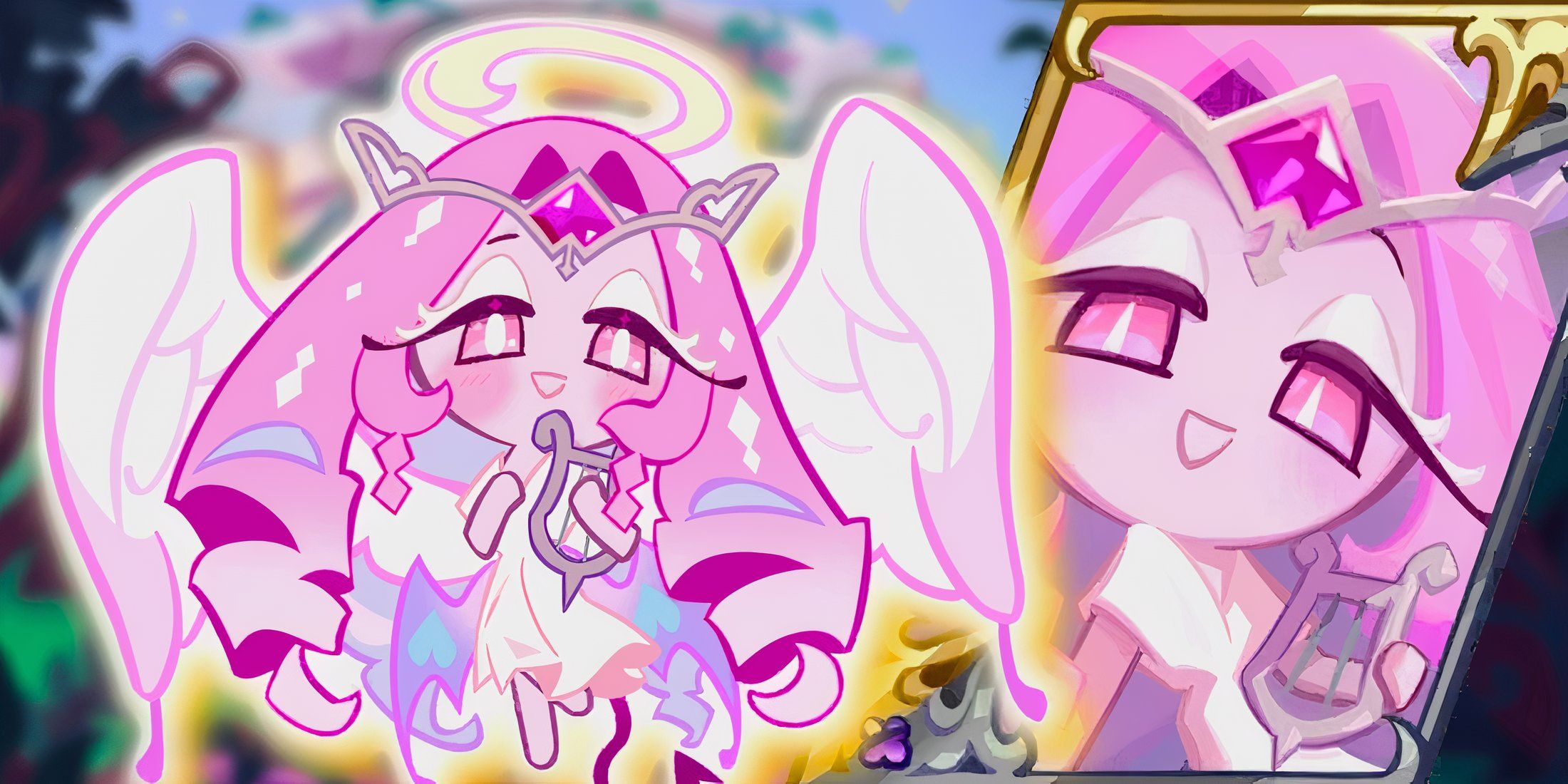 Cookie Run Kingdom Eternal Sugar Cookie Sprite and Arena Portrait