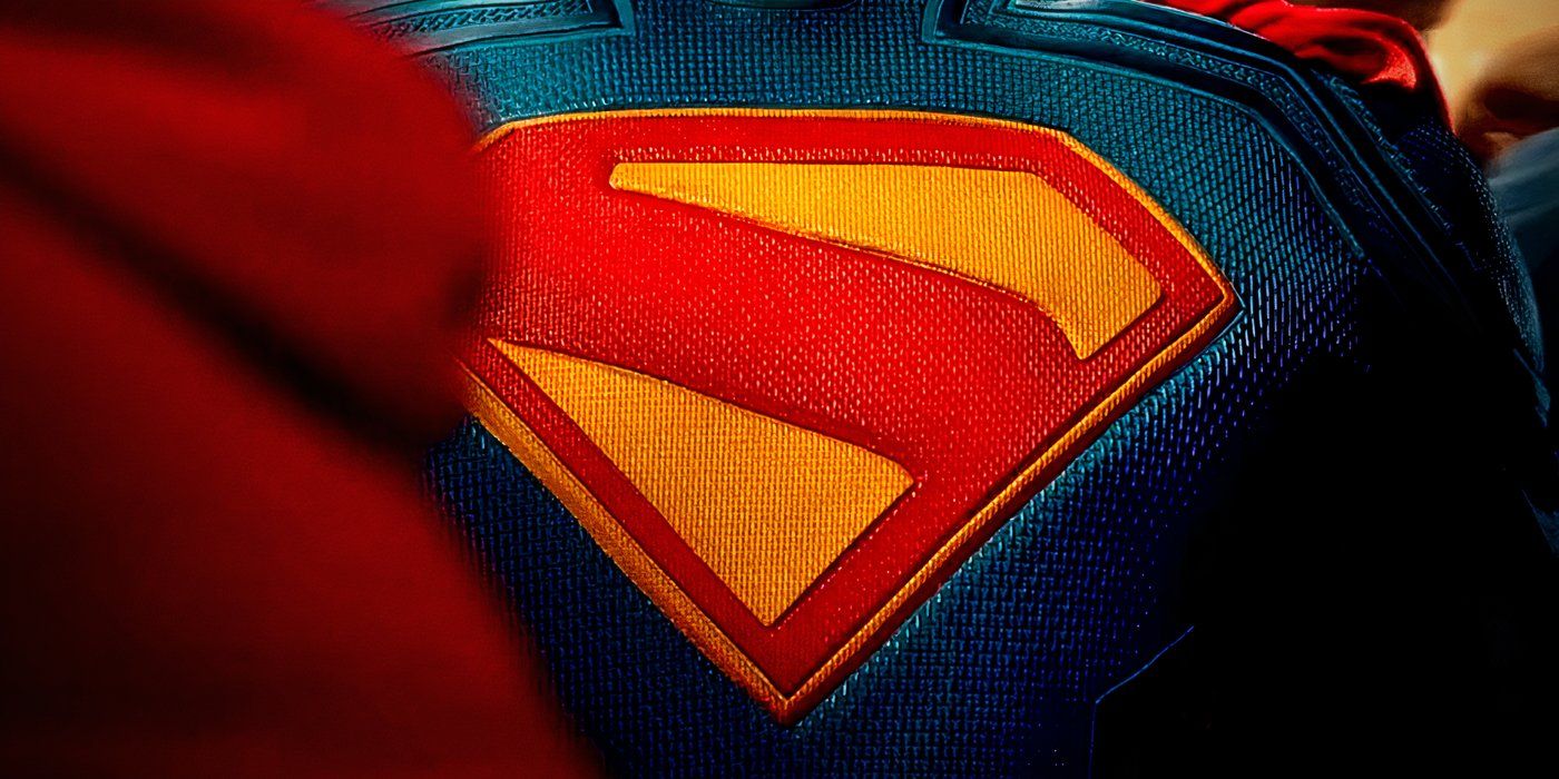 David Corenswet's Superman chest logo in the DCU