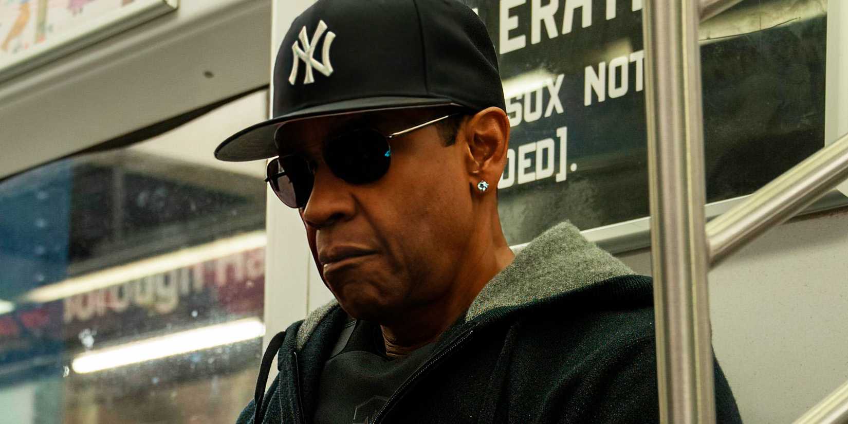 Denzel Washington on the NYC subway in Highest 2 Lowest 