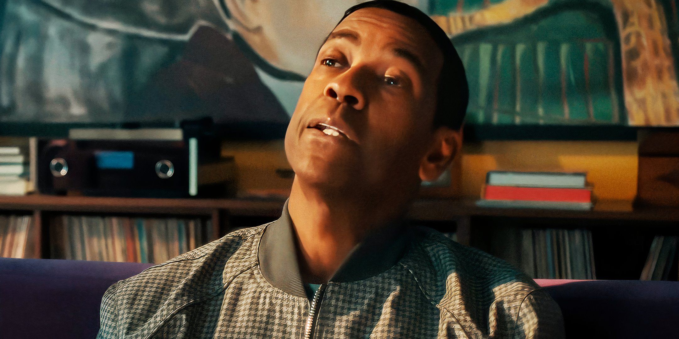 Denzel Washington talking in Highest 2 Lowest