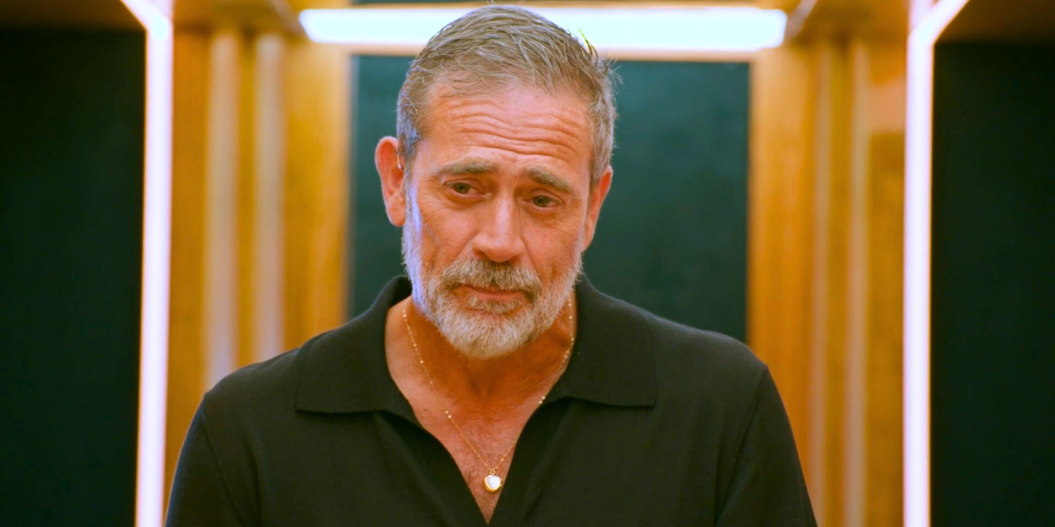 Destination X’s Jeffrey Dean Morgan with a somber expression