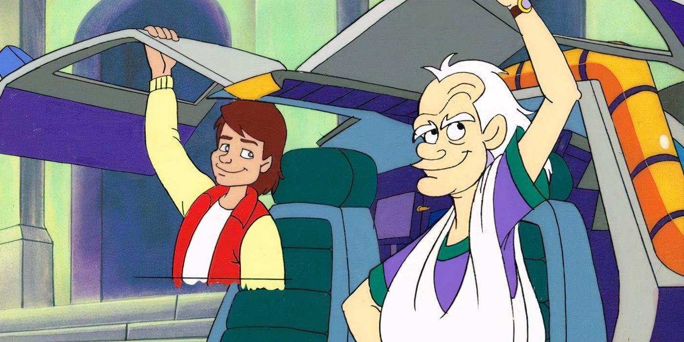 Marty and Doc in Back to the Future: The Animated Series