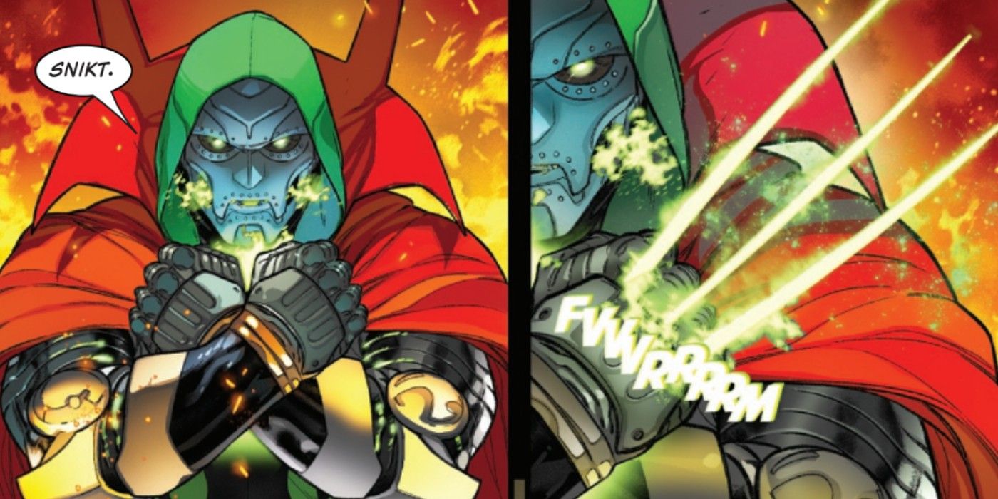 DOCTOR DOOM NEW POWERS GIVE HIM WOLVERINE CLAWS
