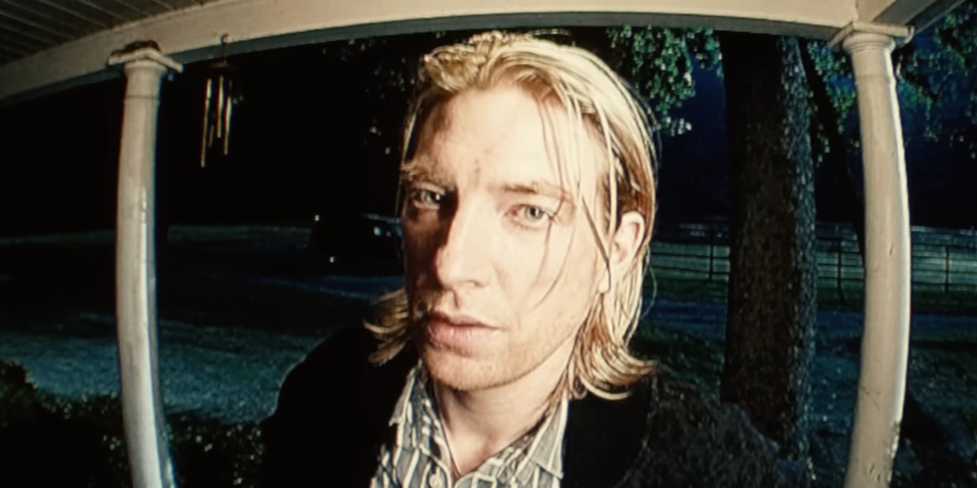 Domhnall Gleeson Echo Valley looking at camera 