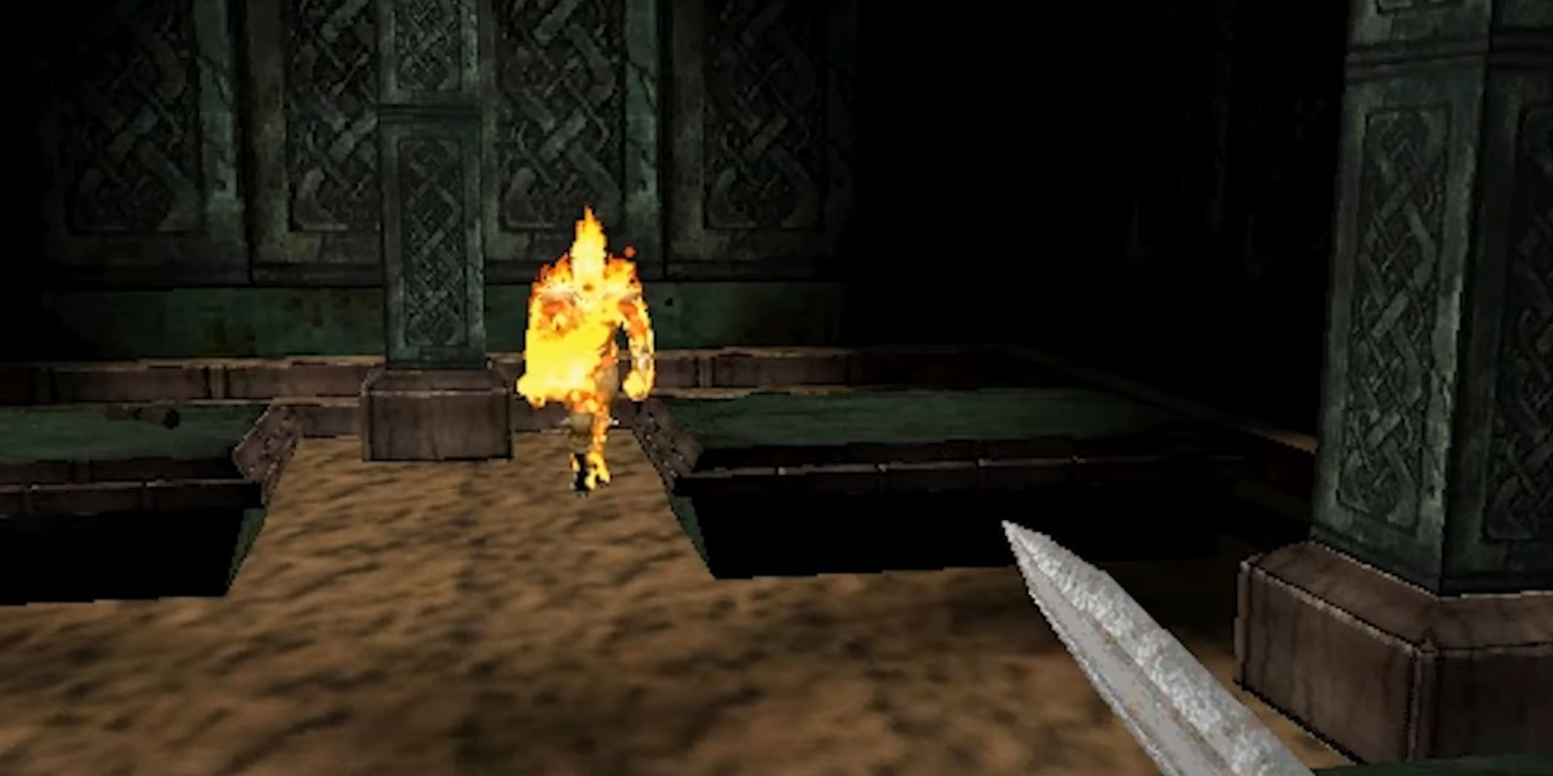 The fighting mechanics in Elder Scrolls Battlespire.