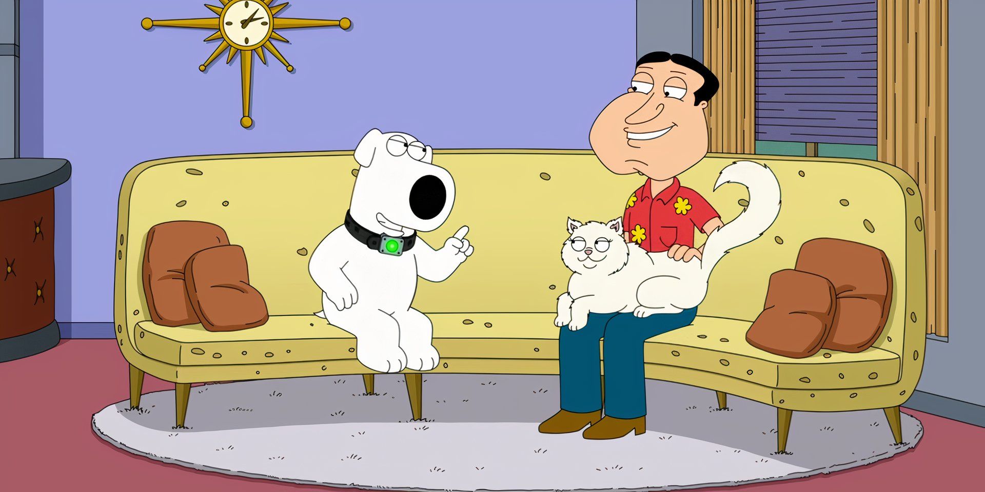 Brian and Quagmire in Family Guy season 23, episode 12