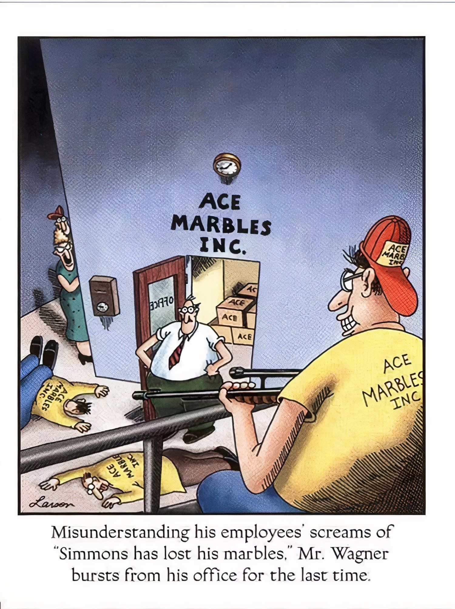 Far Side Ace Marbles Shooter