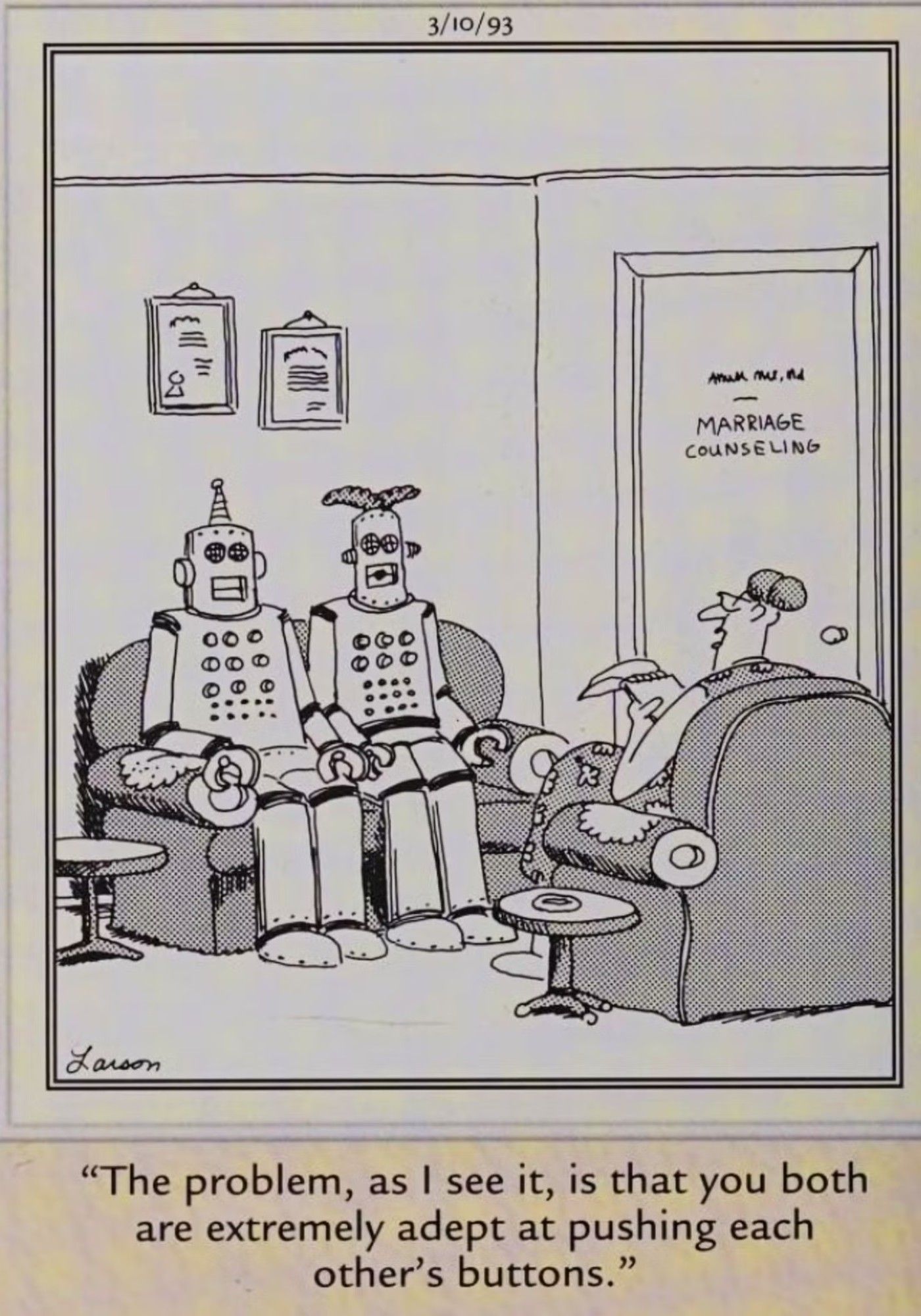 marzo de marzo-10-1993-robot-couple-at-the-matrimonio-contador-ses-office