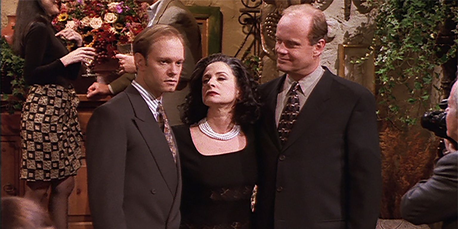 Frasier e Niles com sua tia grega em Frasier