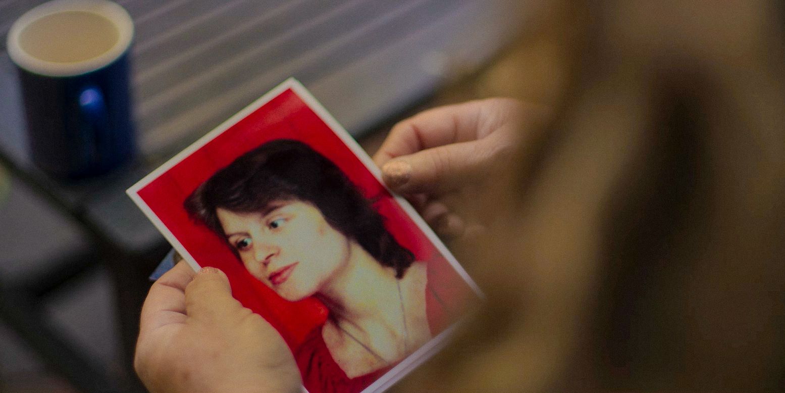 Photo of one of the victims in Fred and Rose West- A British Horror Story Limited Series Season 1 Ep 1