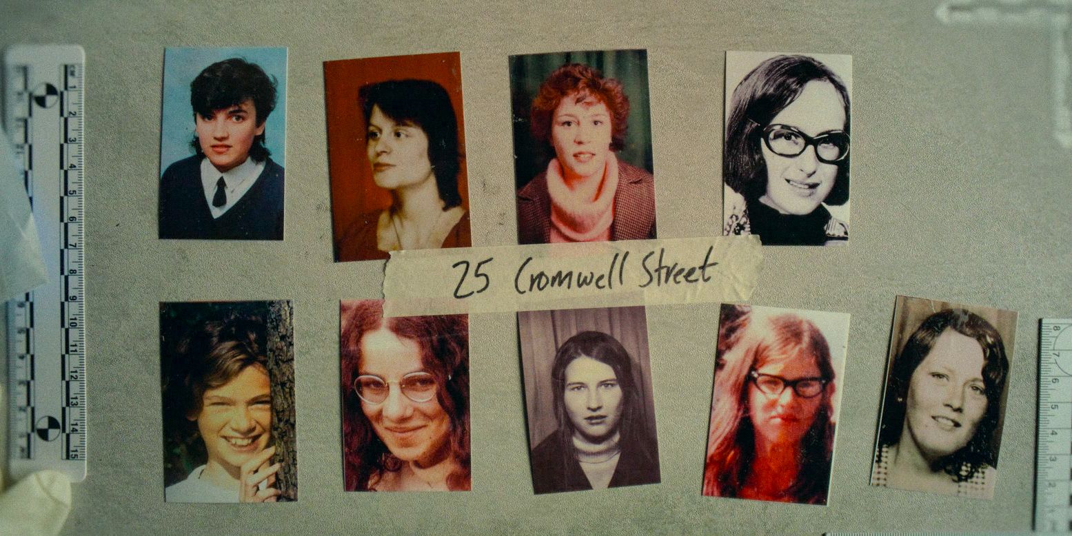 Photos of all the victims in Fred and Rose West- A British Horror Story Limited Series Season 1 Ep 2