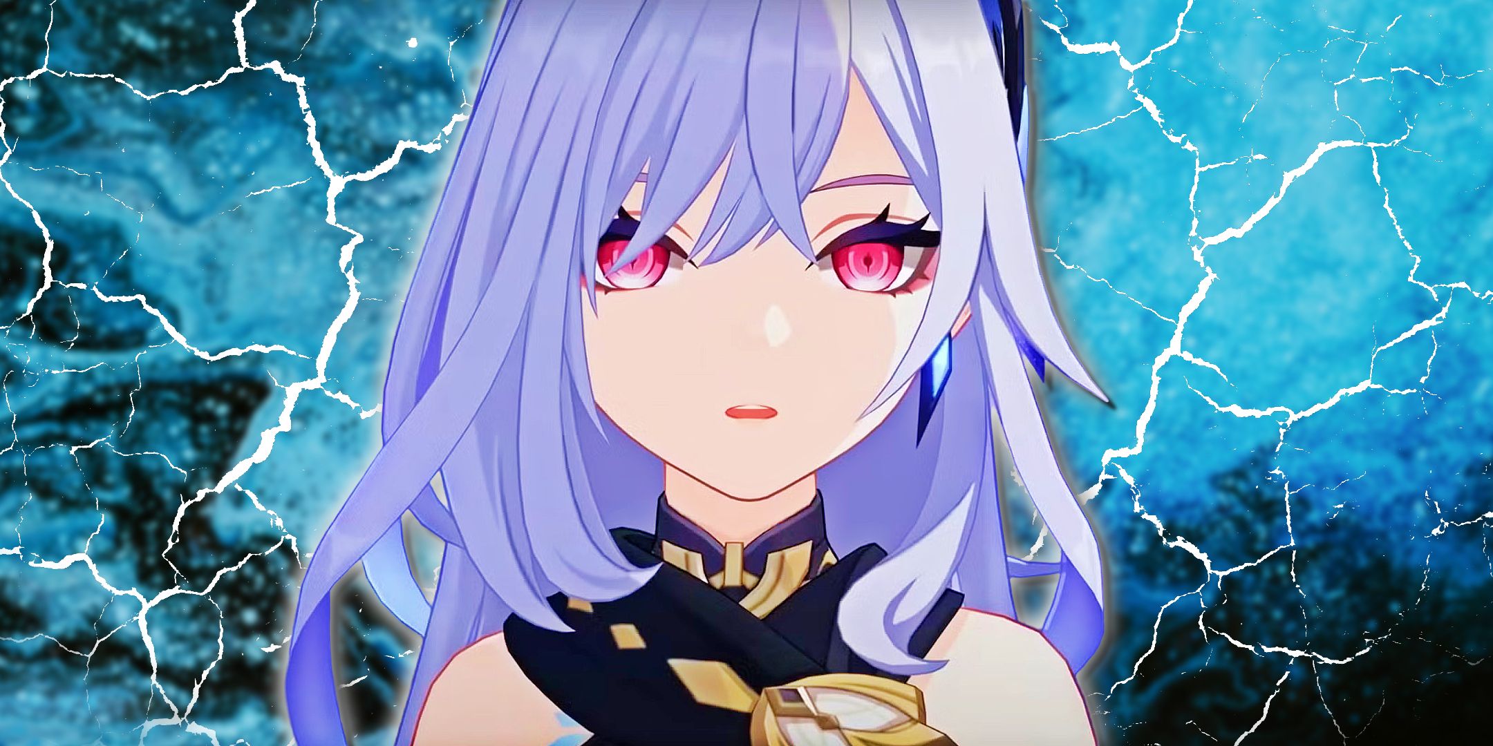 Genshin Impact&rsquo;s Skirk looks serious.