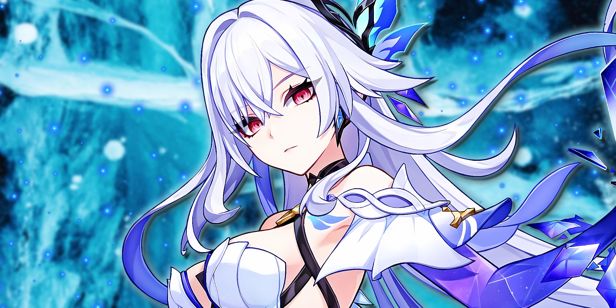 Genshin Impact&rsquo;s Skirk looks serious.