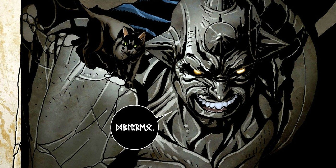 grey gargoyle in fear itself