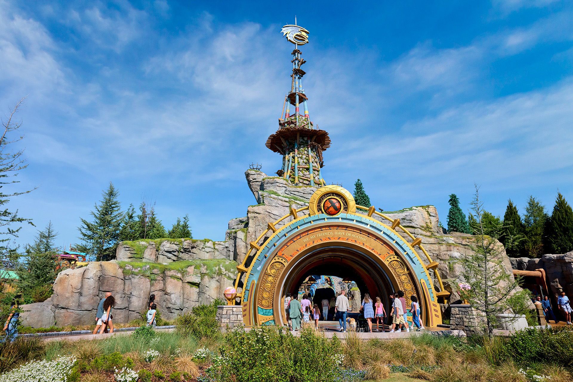 How to Train Your Dragon Isle of Berk Epic Universe Entrance