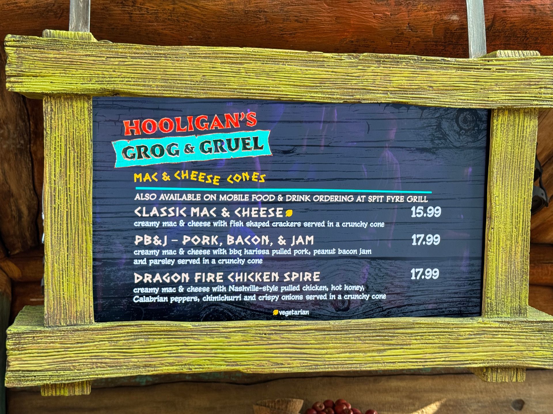 How to Train Your Dragon Isle of Berk Epic Universe Grog and Gruel Menu Prices
