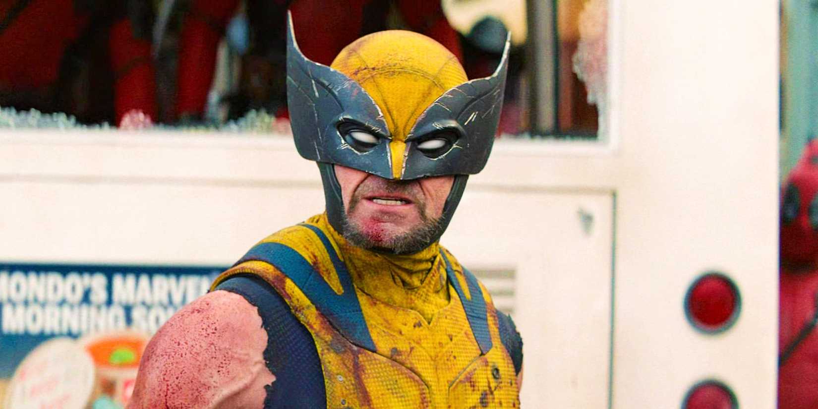 Hugh Jackman As Wolverine In Full Suit And Helmet Growling In ᴅᴇᴀᴅpool & Wolverine