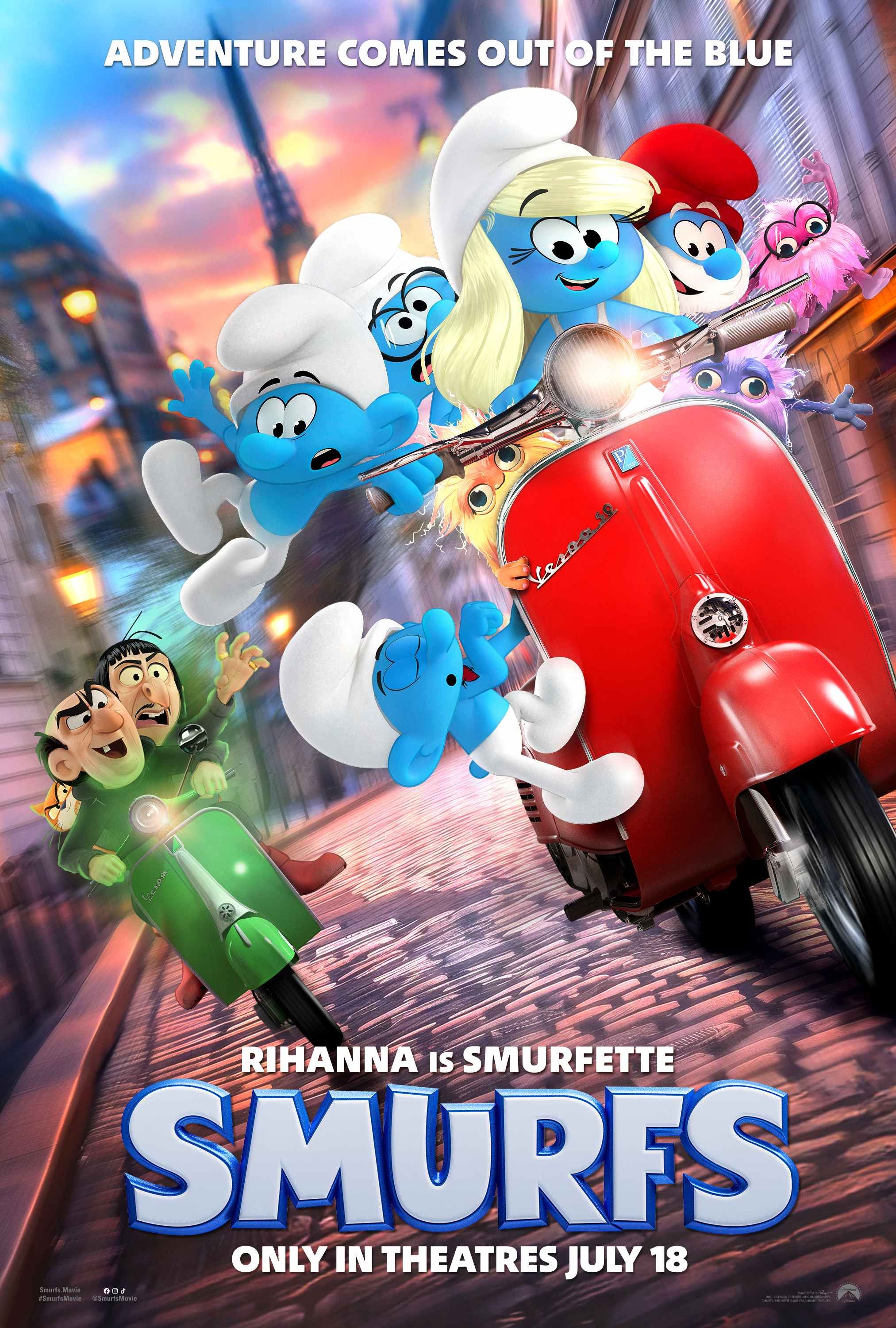 Smurfs 2025 official poster