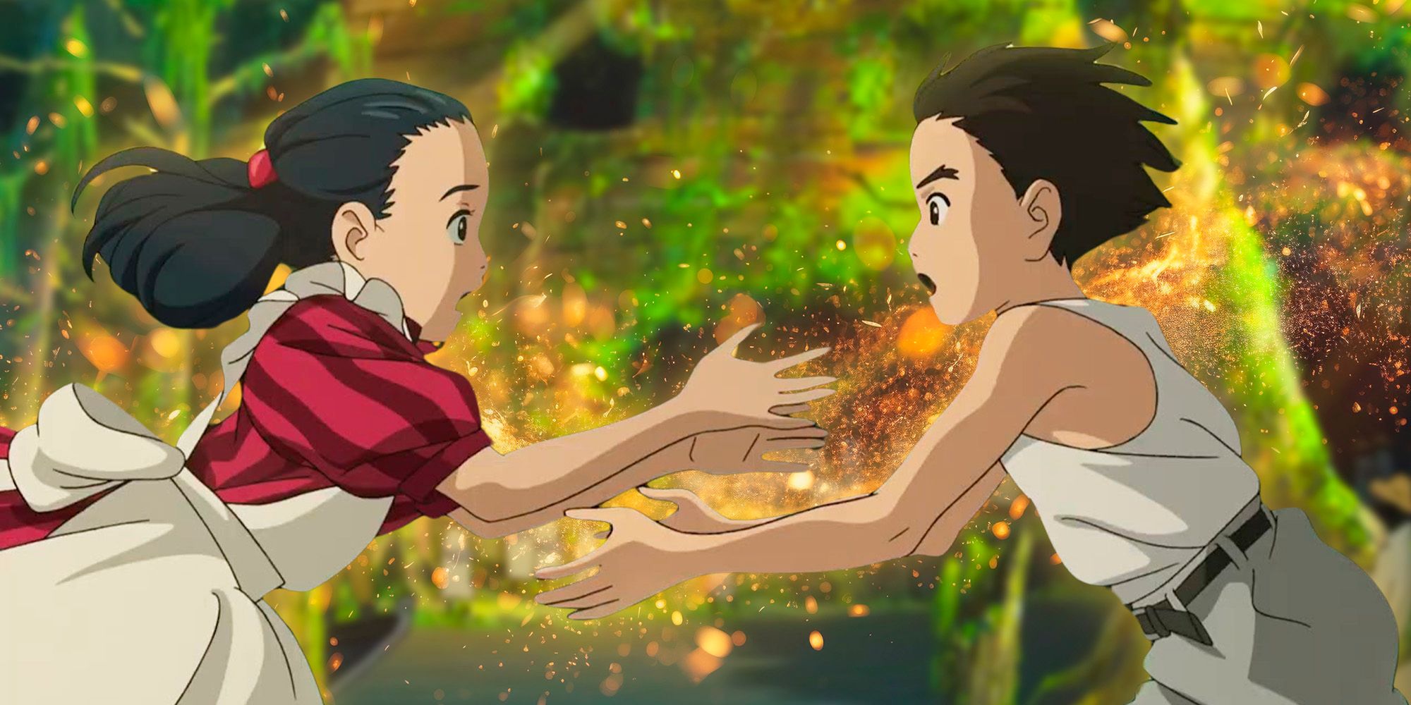 imagery from The Boy and the Heron