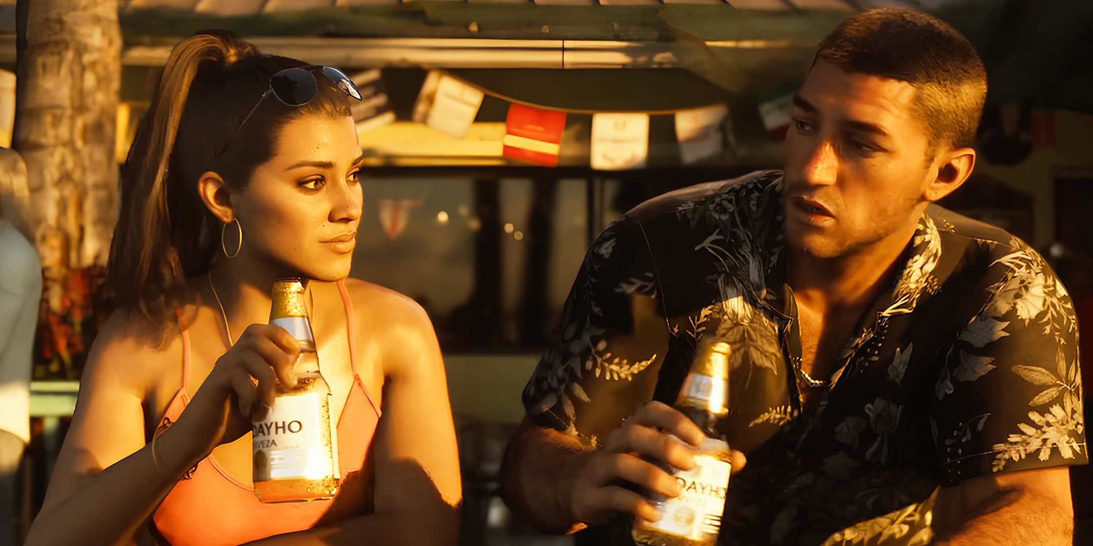 Jason Duvall and Lucia Caminos From Grand Theft Auto 6