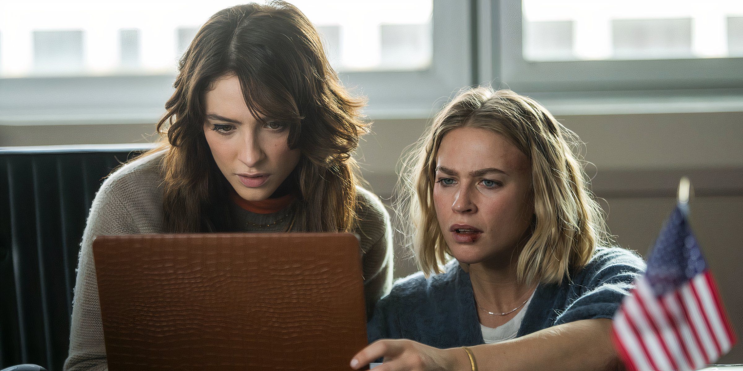 Jeanne Goursaud and Lera Abova in Exterritorial
