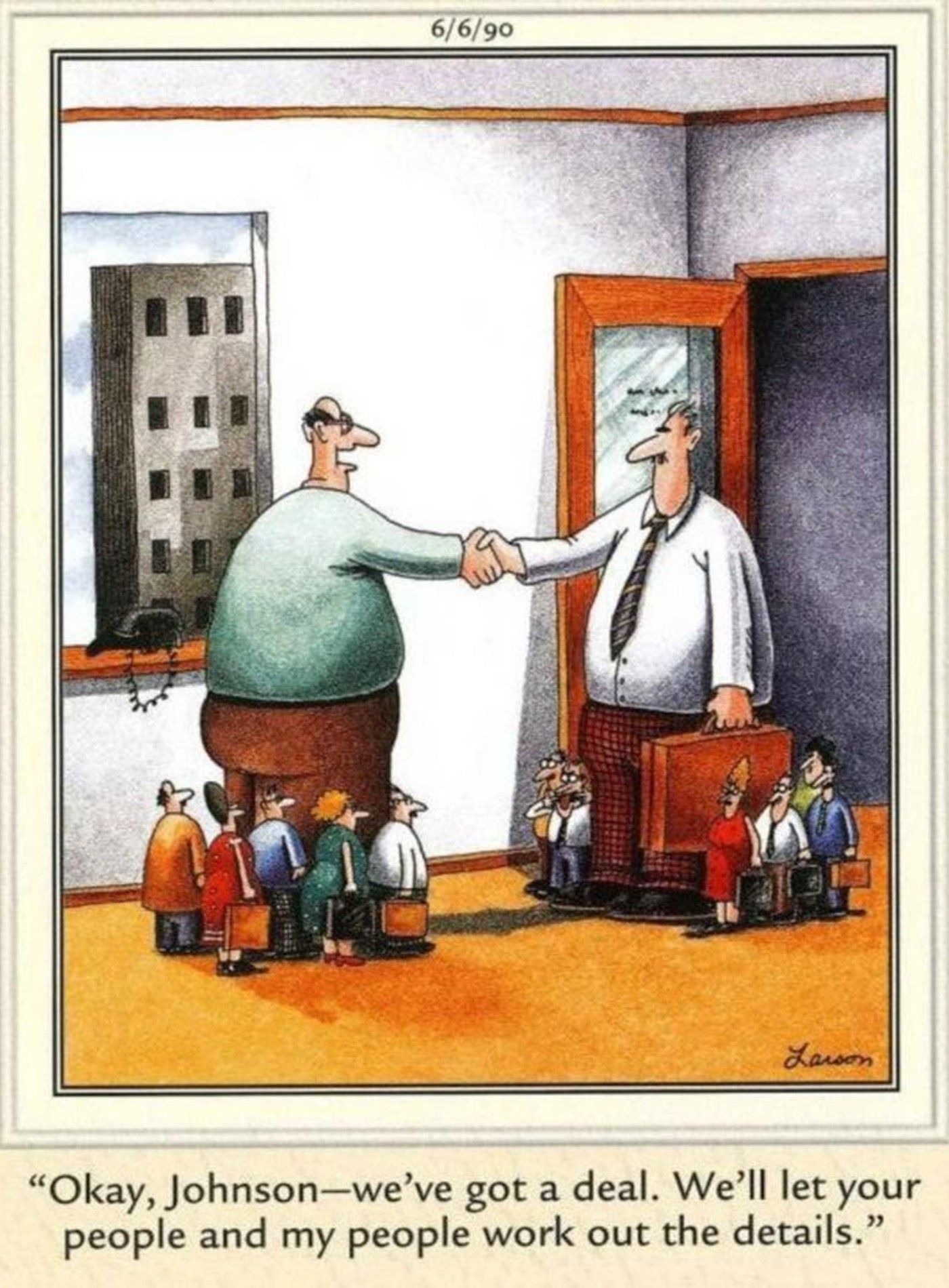 6 de junio de 1990 The Far Side Comic