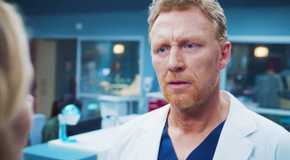 Kim Raver as Teddy Altman and Kevin McKidd as Owen Hunt in Grey's Anatomy season 21, episode 18