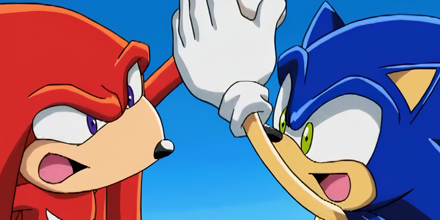 Knuckles and Sonic in Sonic X