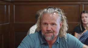 Sister Wives' Kody Brown sitting looking dumbfounded