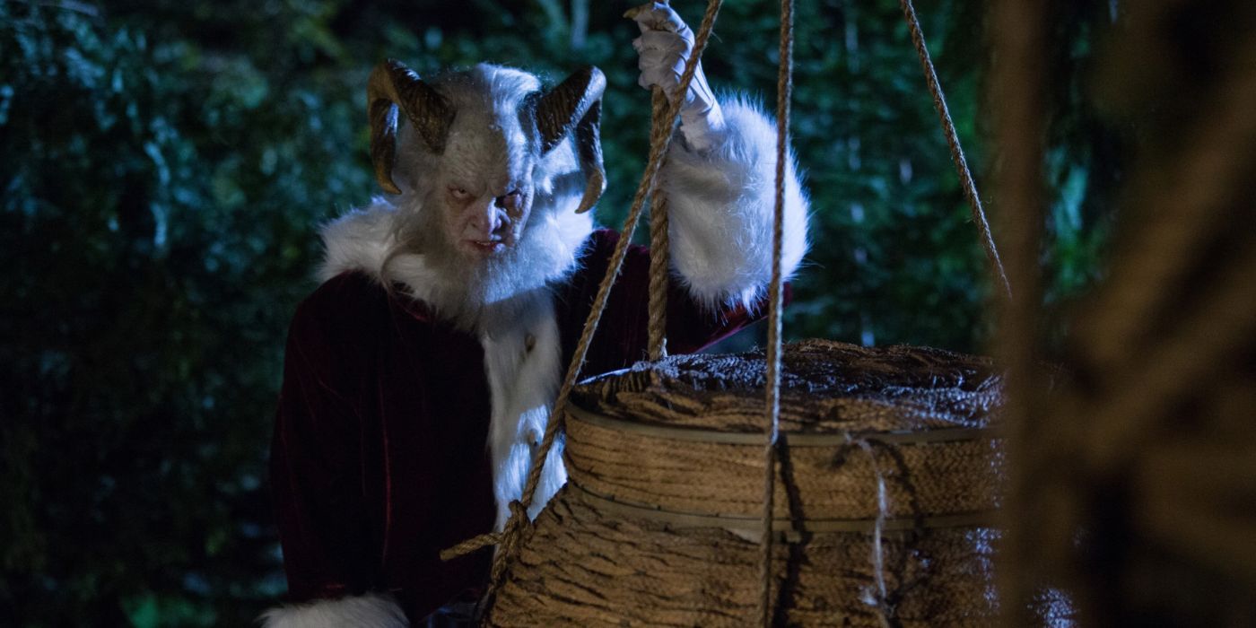 Krampus holding a sack in Grimm.