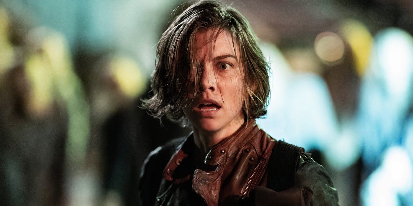 Lauren Cohan as Maggie looking shocked in The Walking Dead Dead City