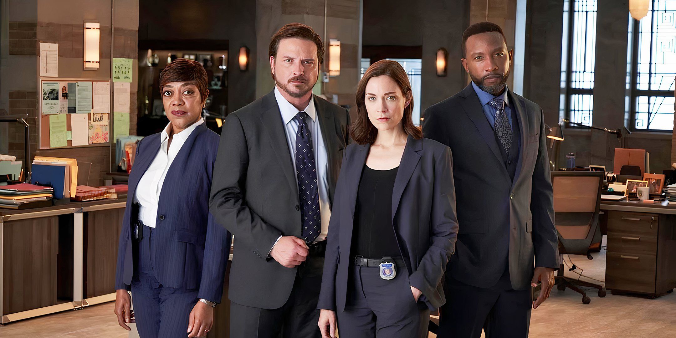Still of Law and Order: Toronto cast
