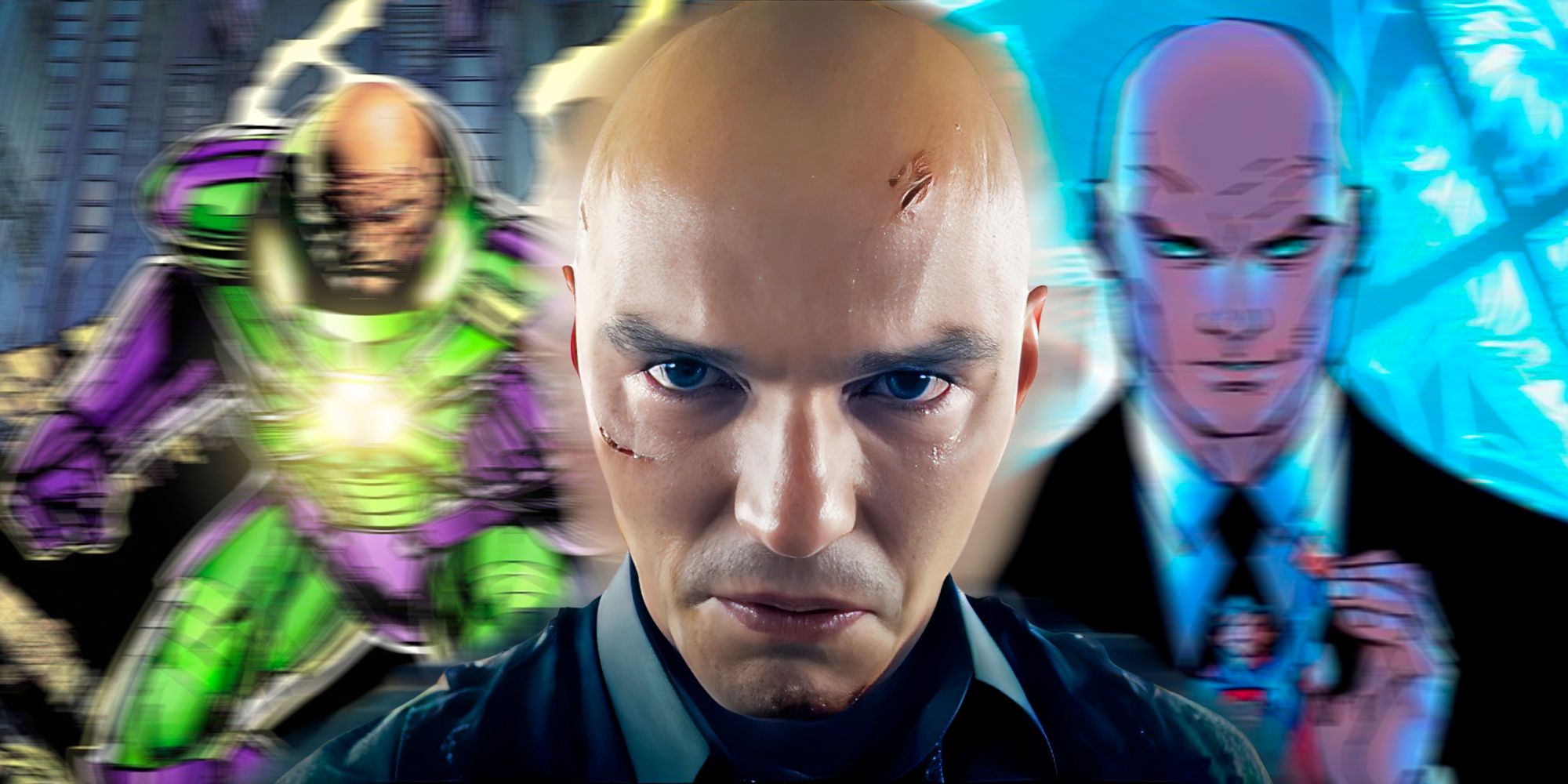 Lex Luthot comic and live action