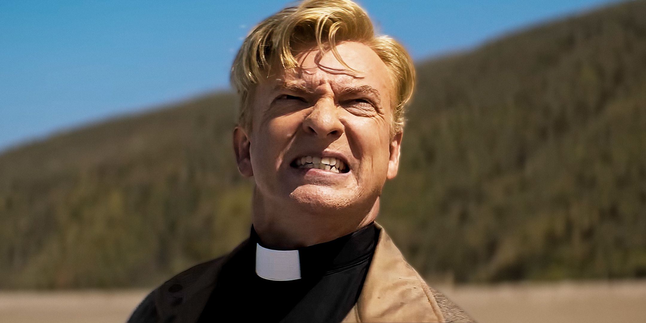 Rhys Darby como padre Murphy en Golgotha, Love, Death + Robots Temporada 4, Episodio 6