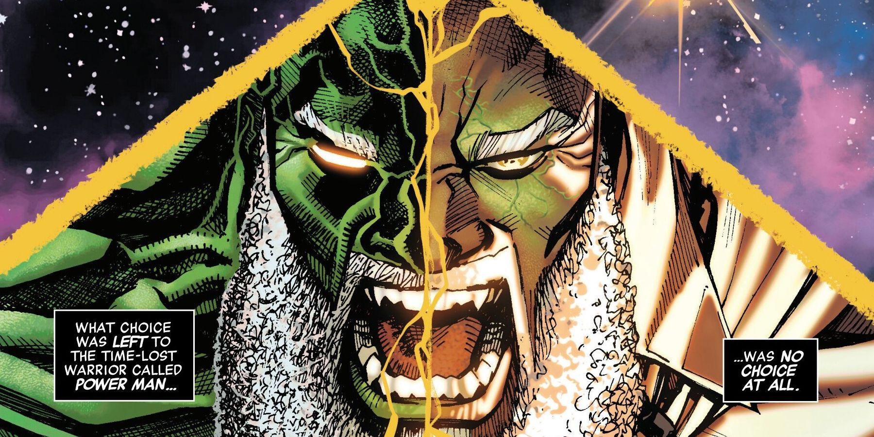 Luke Cage With Hulk Powers in Power Man: Timeless #2 Comic Art