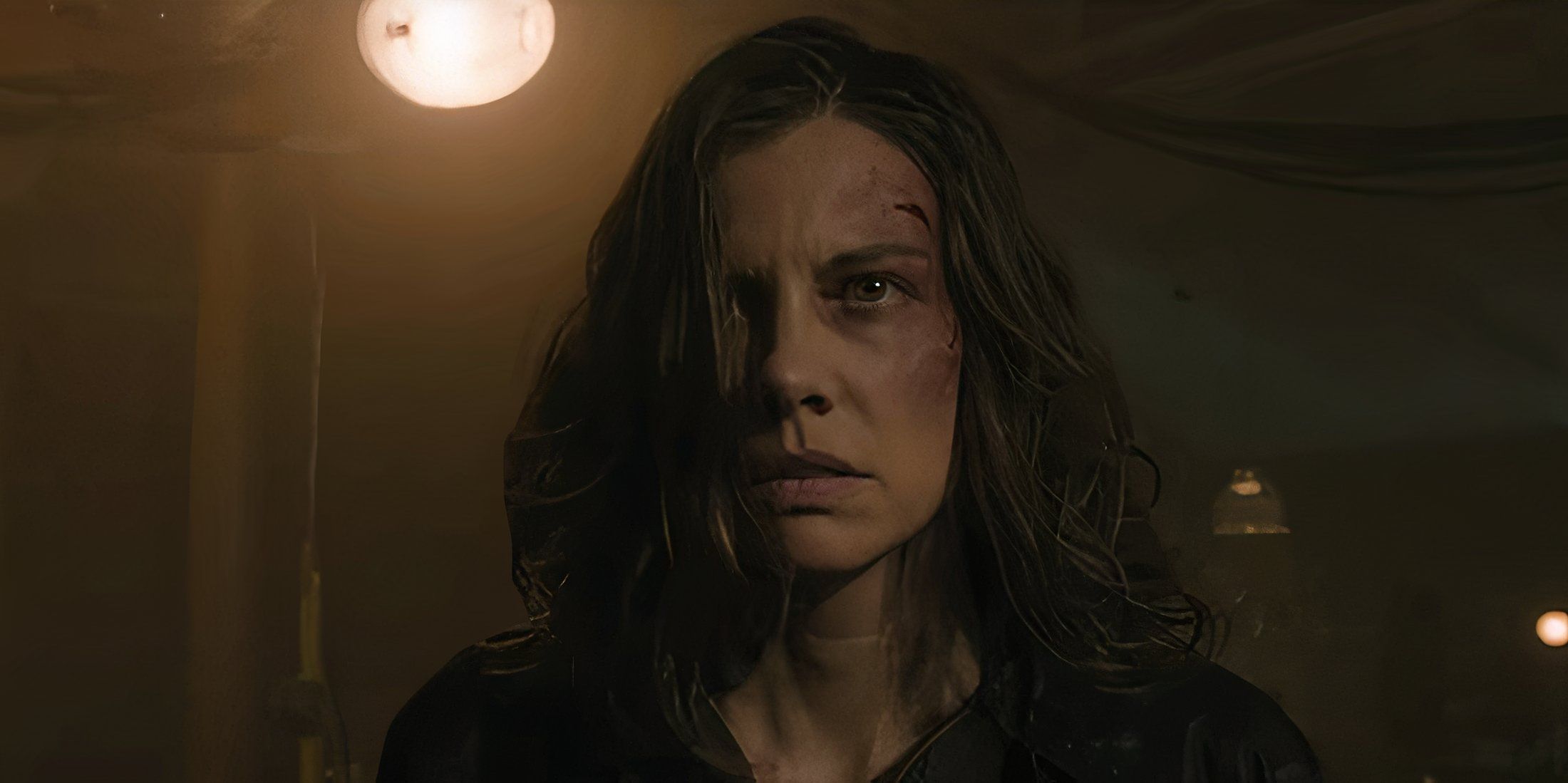 Maggie looking angry with hair in her face in The Walking Dead Dead City season 2 trailer