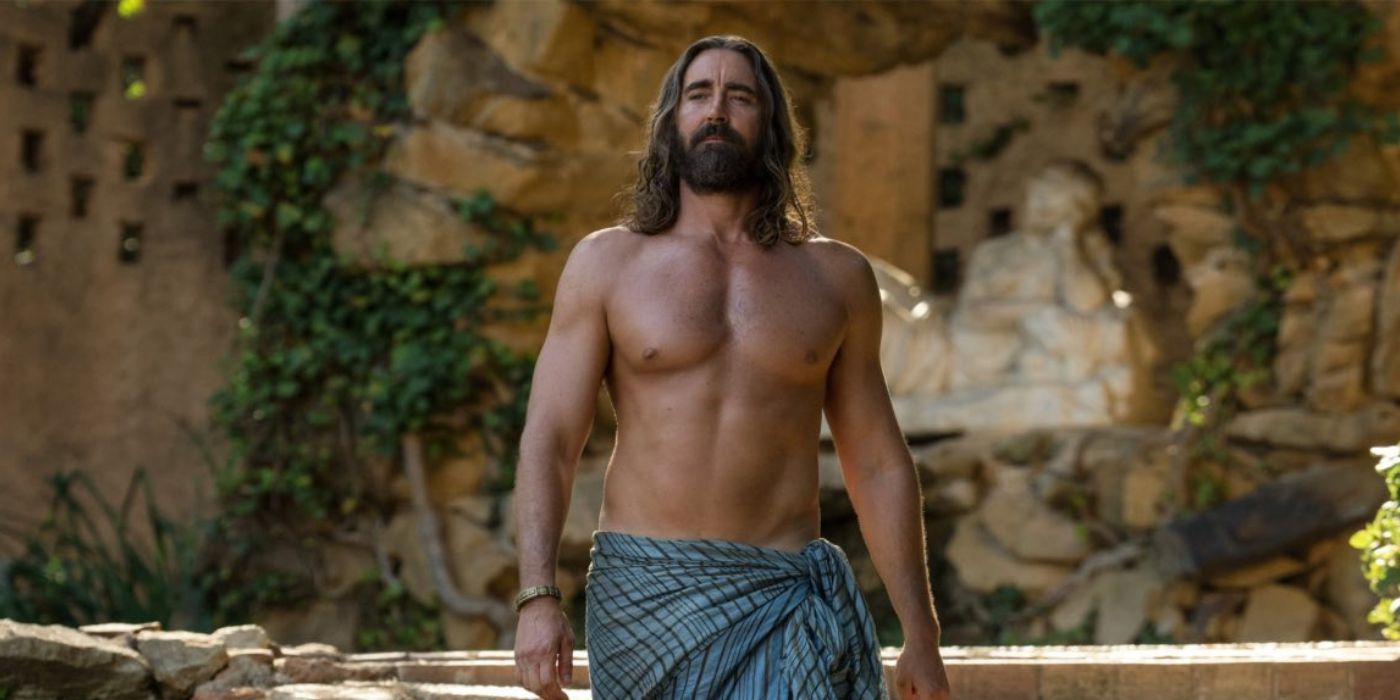 Lee Pace shirtless in Foundation