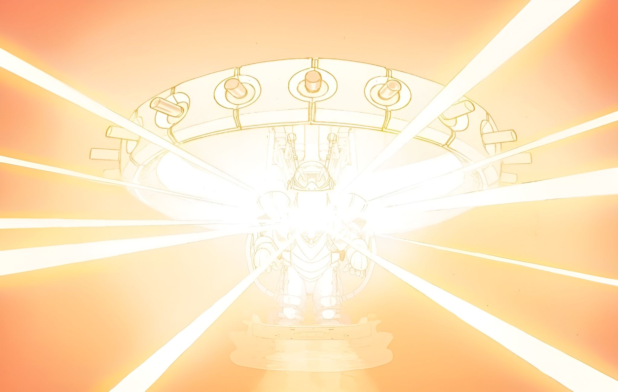 Manifold Activating the Life Raft In An Explosion Of Bright Light