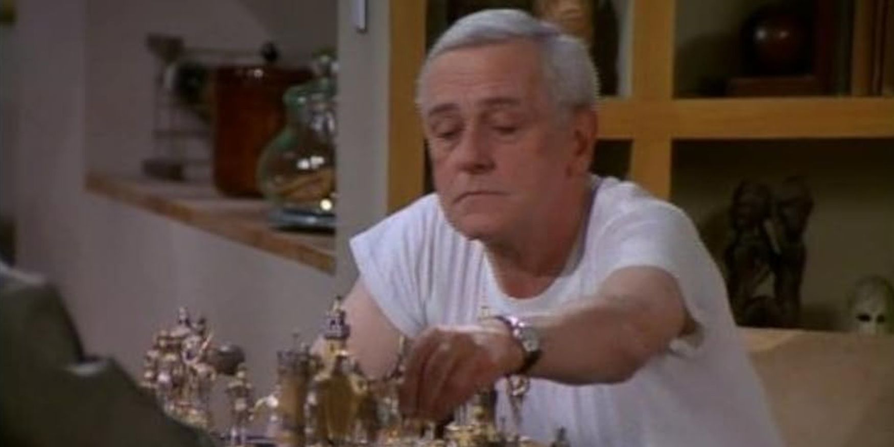 Martin jogando xadrez em Frasier