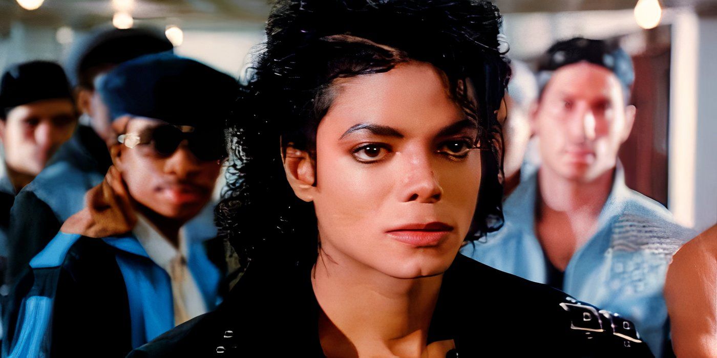 Michael Jackson in the Bad music video