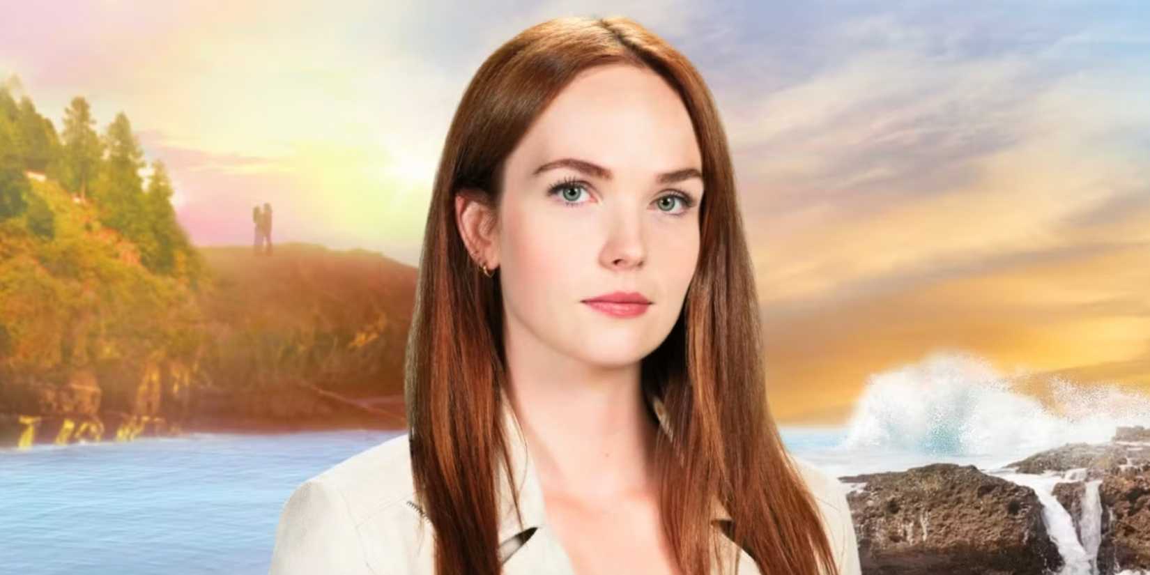 Morgan Kohan as Maggie in a cropped promotional poster for Sullivan's Crossing