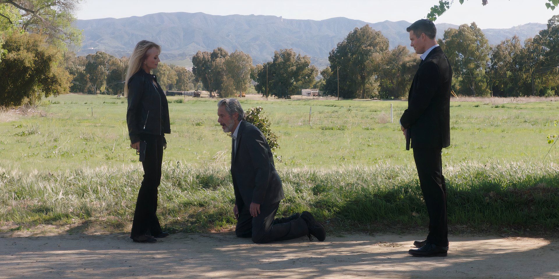 Rebecca De Mornay as Carla Marino and Gary Cole as Alden Parker in NCIS