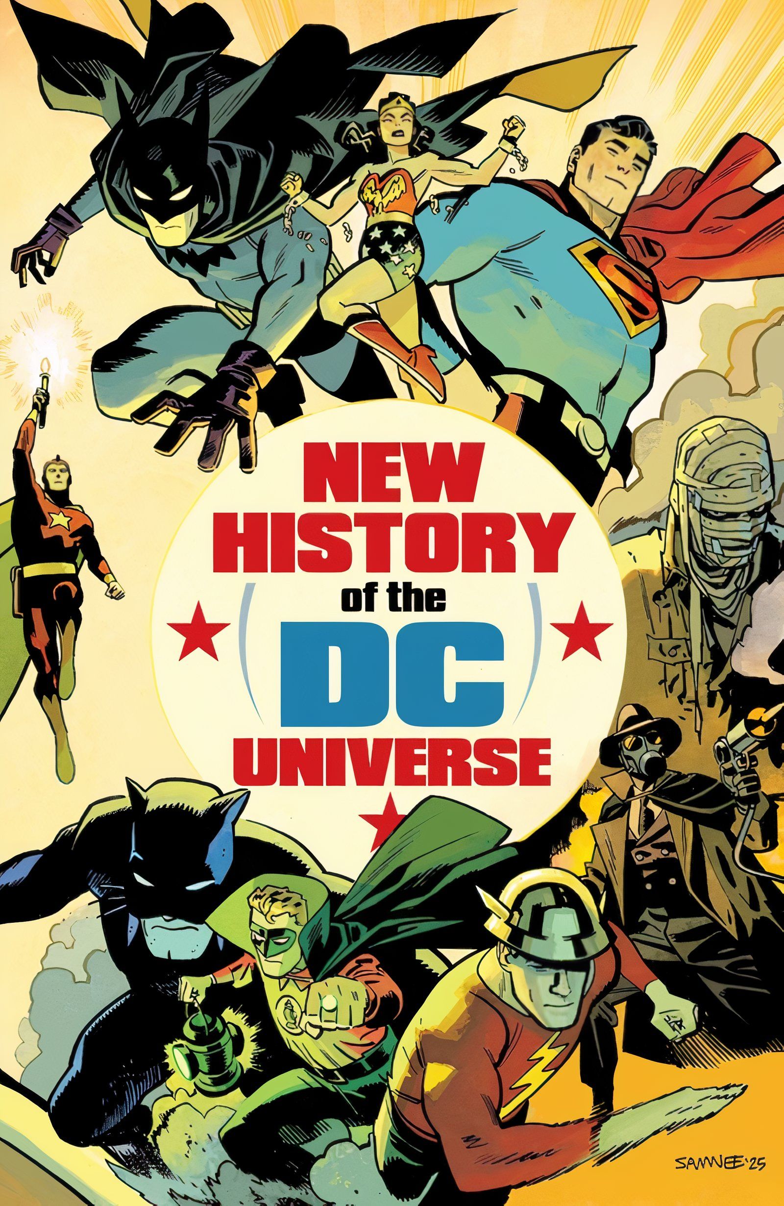 New history of the dc universe #1 main cover