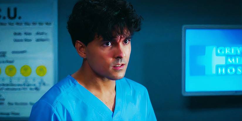 Niko Terho as Lucas Adams in Grey's Anatomy season 21 episode 18