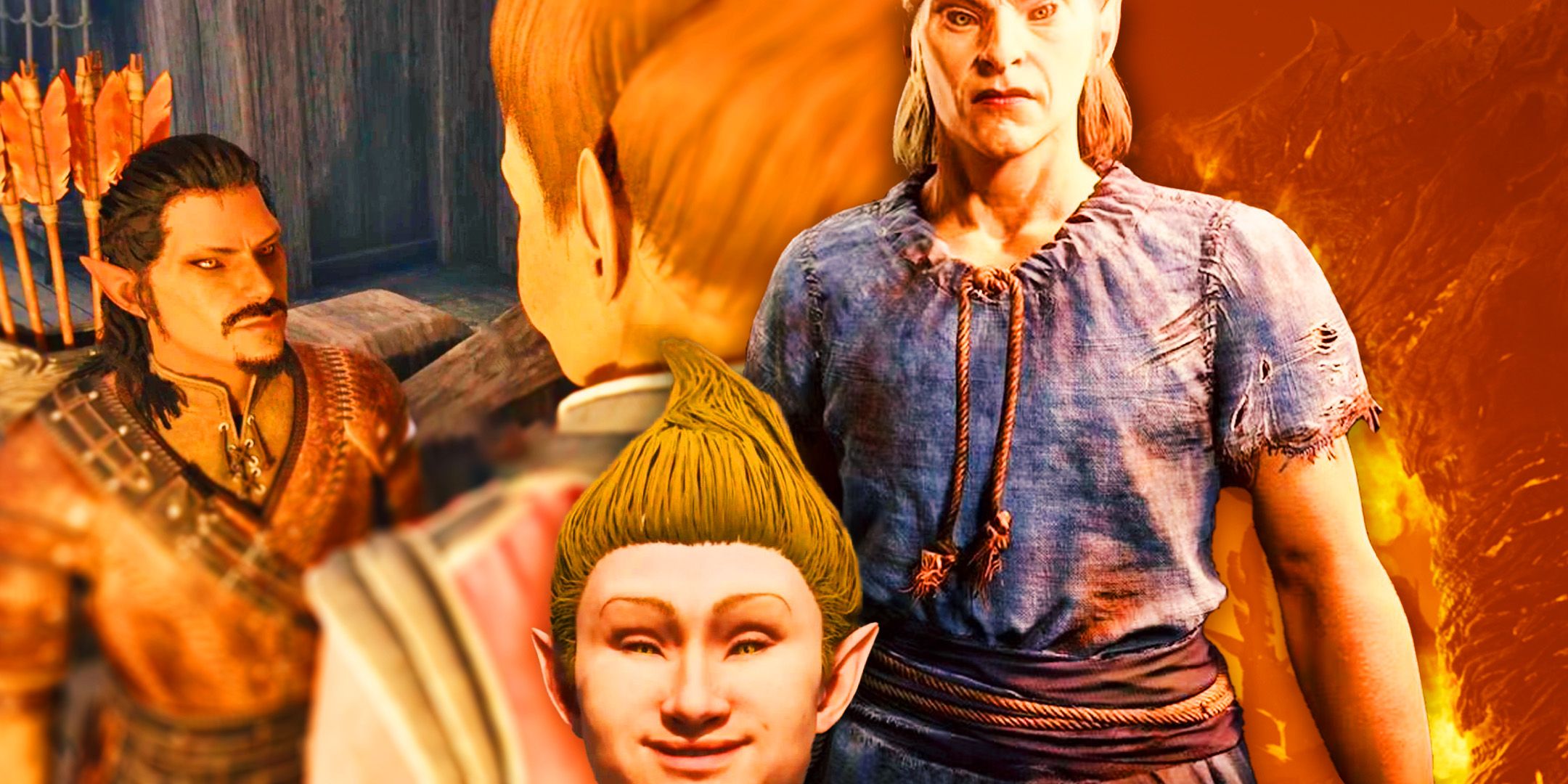 Oblivion Remaster characters with height difference