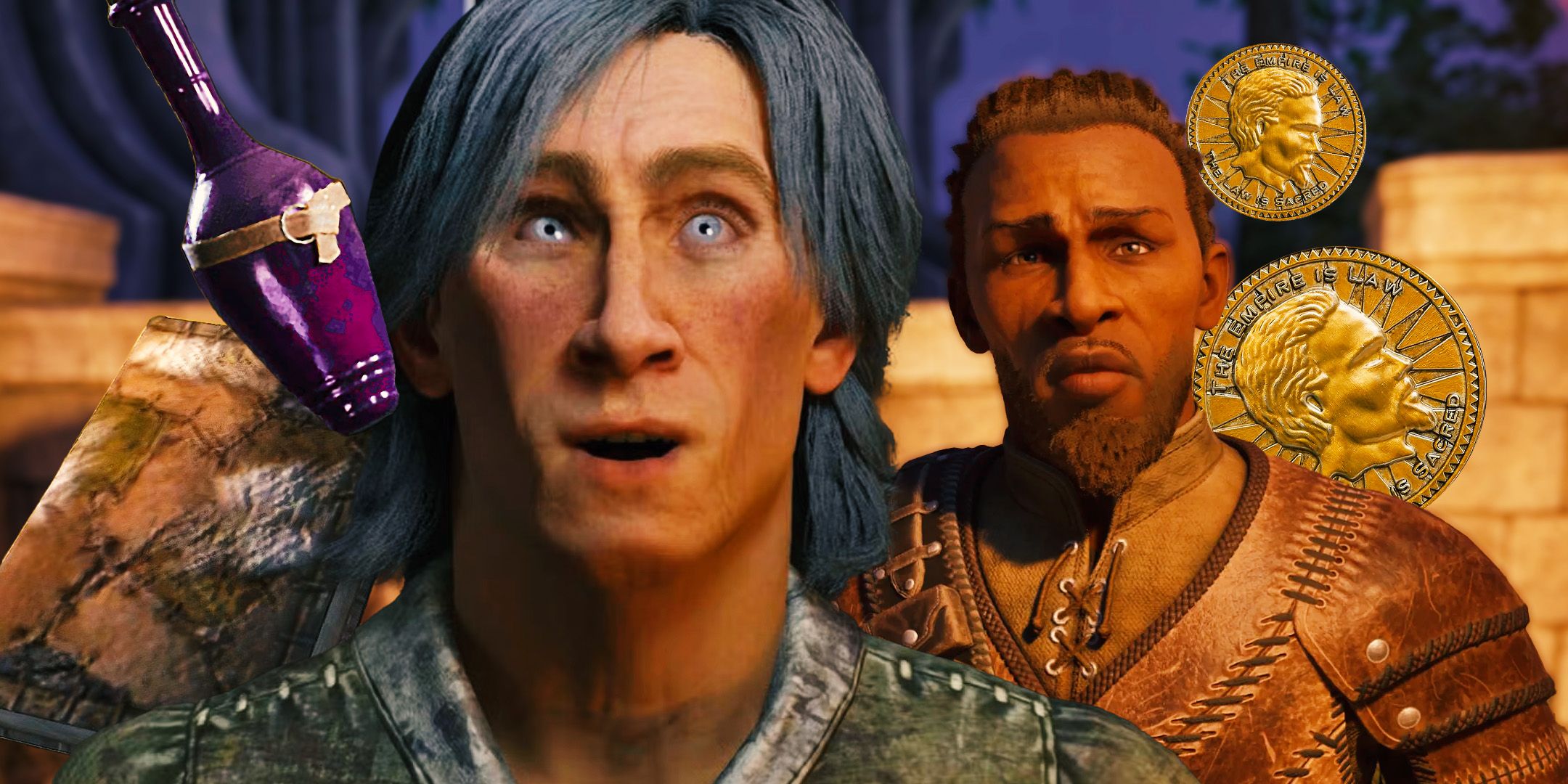 Oblivion Remaster characters with stolen items