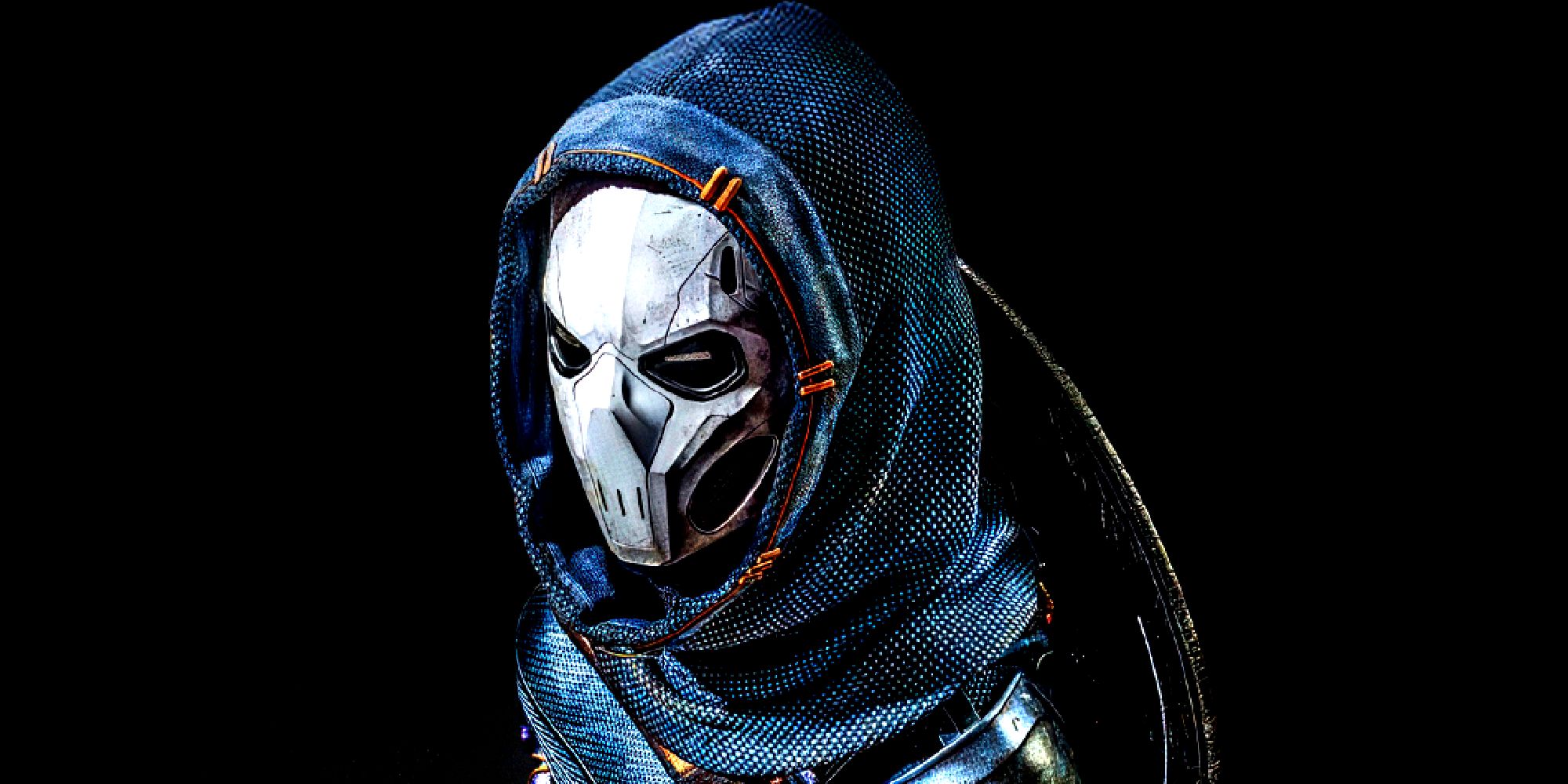 Olga Kurylenko's Antonia Dreykov a.k.a. Taskmaster wears her mask in Thunderbolts_