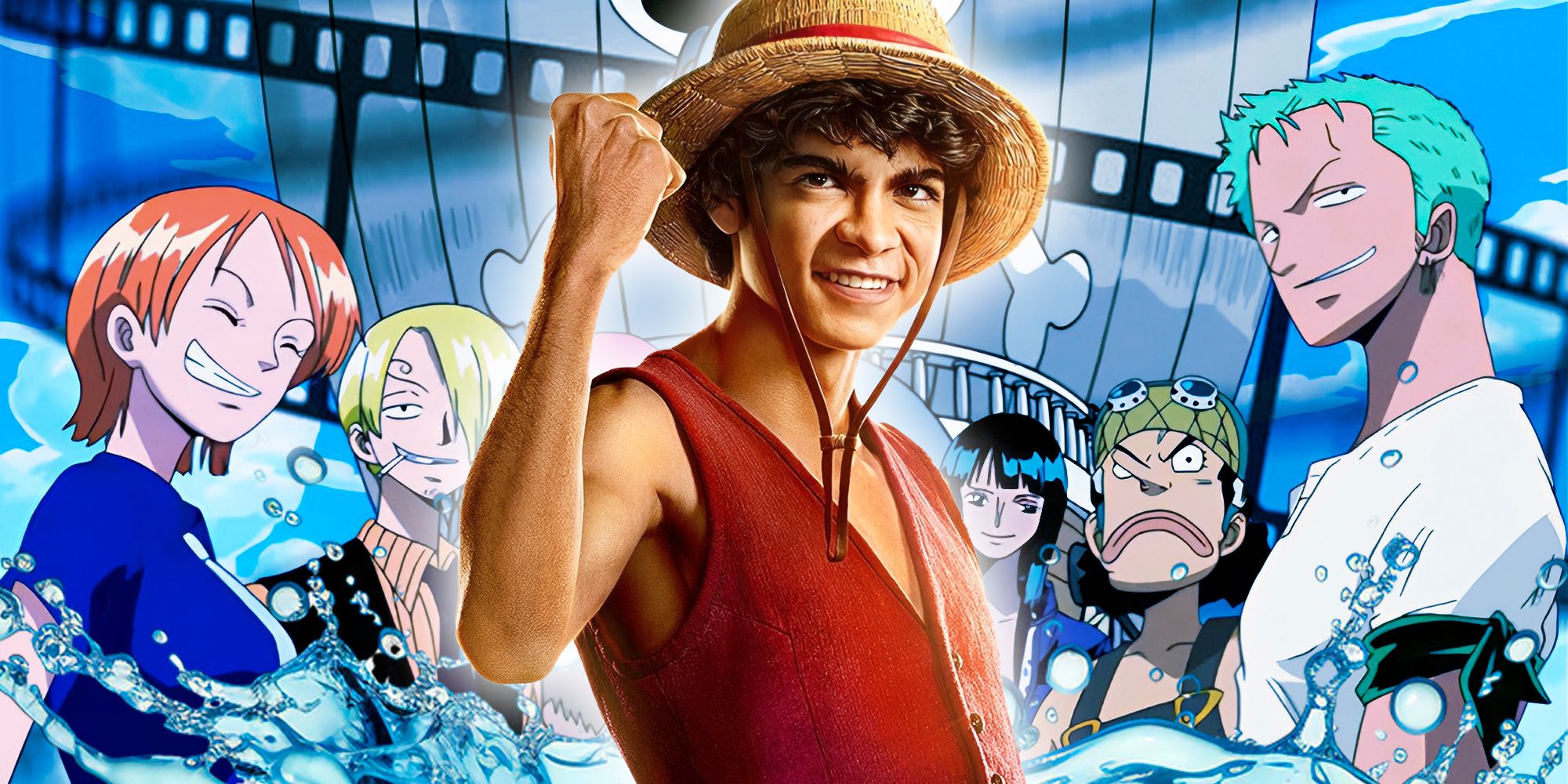 One Piece animated and live action
