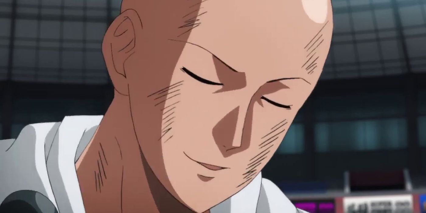 Saitama sorridente