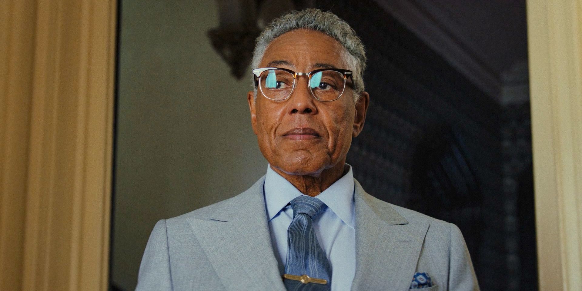 Fred Finch (Giancarlo Esposito) with a mysterious look in Poker Face Season 2 Ep 2